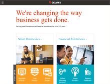 Tablet Screenshot of deluxe.com