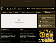 Tablet Screenshot of poker.deluxe.hu